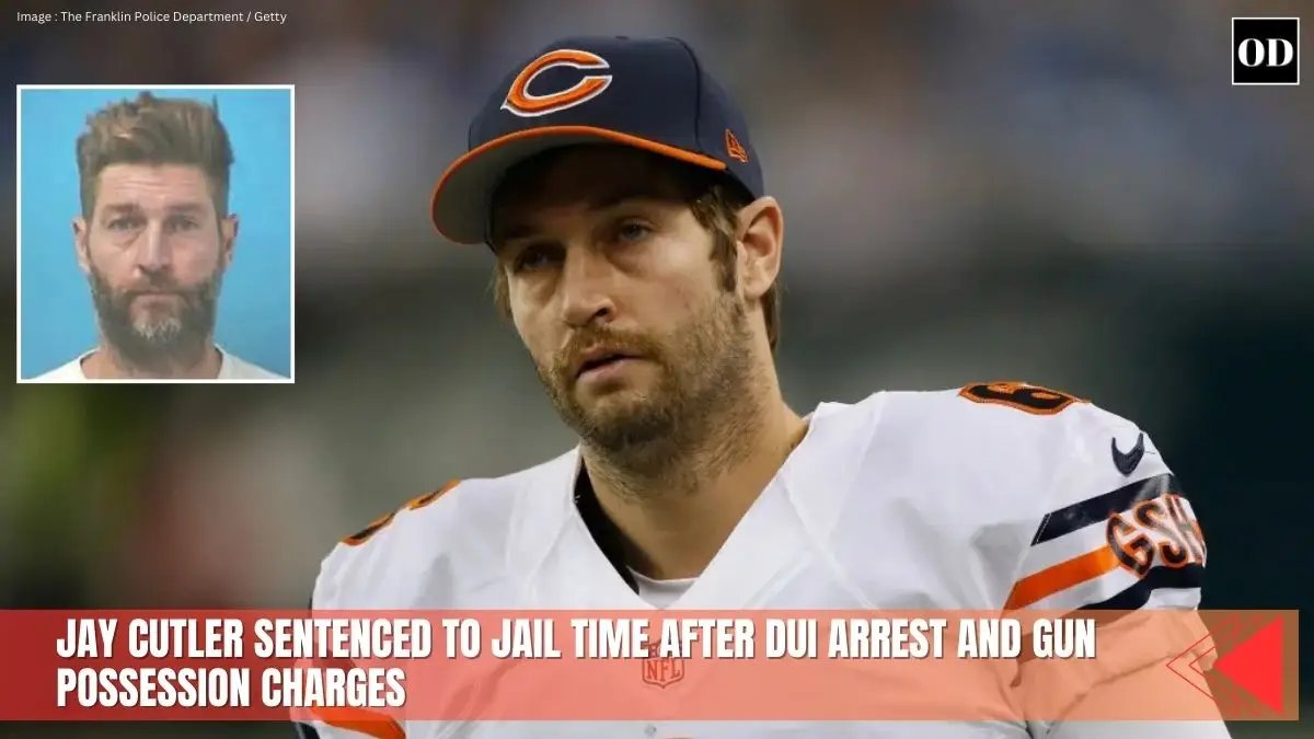Jay Cutler Sentenced to Jail Time After DUI Arrest and Gun Possession Charges 1 Jay Cutler Sentenced to Jail Time After DUI Arrest and Gun Possession Charges