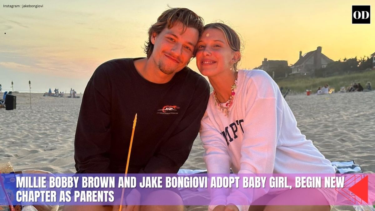 Millie Bobby Brown and Jake Bongiovi Adopt Baby Girl, Begin New Chapter as Parents 1 Millie Bobby Brown is officially a mom. The 21-year-old actress and her husband Jake Bongiovi, 23, have welcomed their first child together — a baby girl adopted earlier this summer. The couple shared the news in a joint Instagram post on August 21.