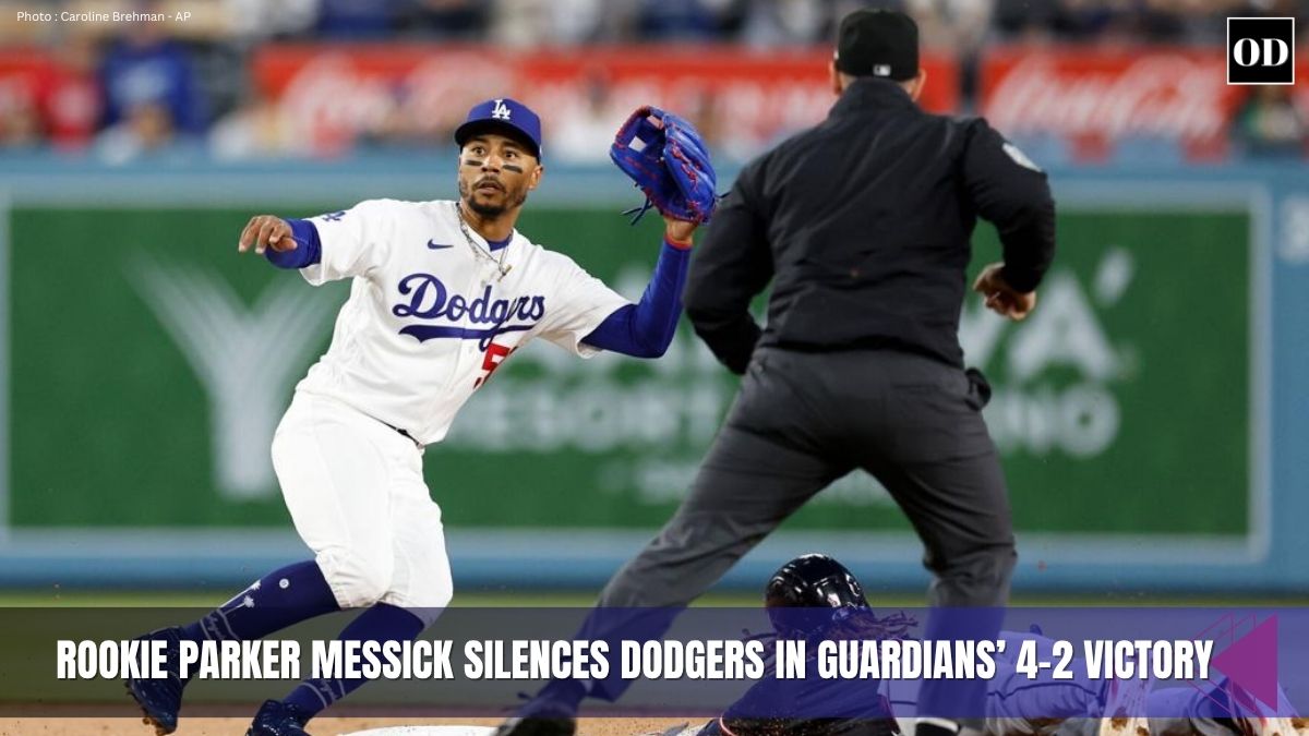 Rookie Parker Messick Silences Dodgers in Guardians’ 4–2 Victory